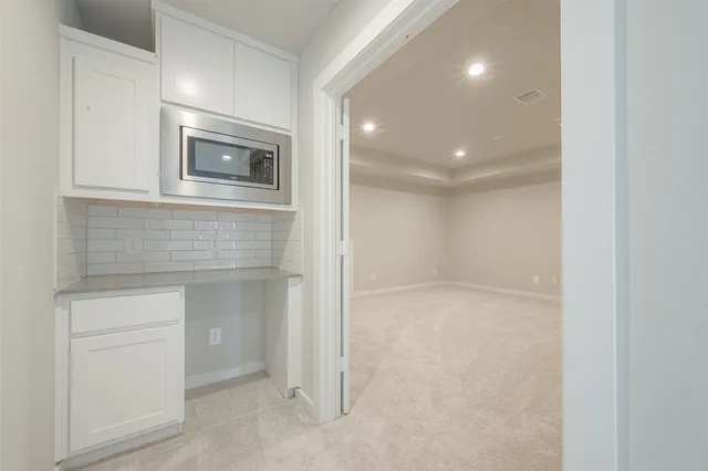 a view of an empty room