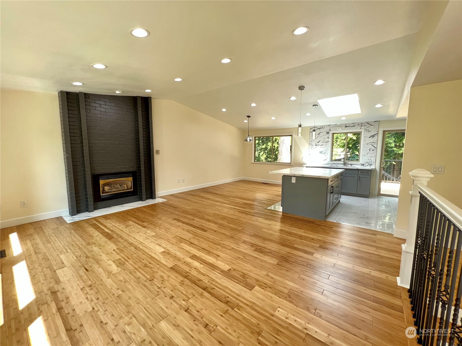 22925 49th Avenue Southeast Bothell, WA 98021 - Photo 4 of 40 a view of kitchen and hall with wooden floor