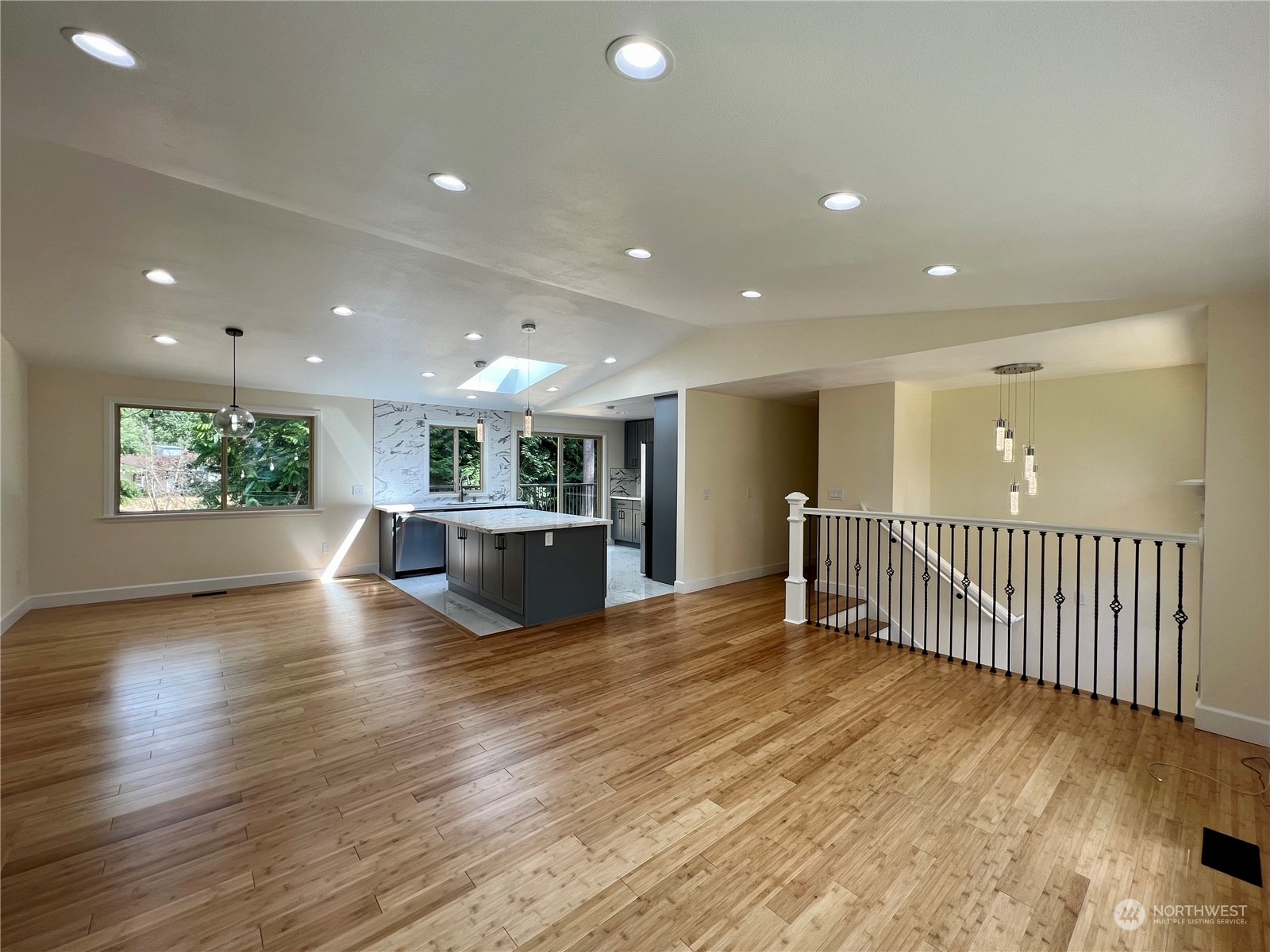 22925 49th Avenue Southeast Bothell, WA 98021 - Photo 6 of 40 a view of kitchen and hall with wooden floor