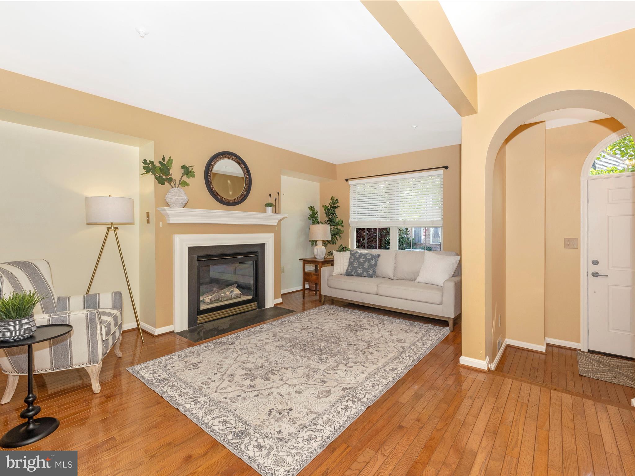 2202 Garden Lane Frederick, MD 21701 - Photo 5 of 61 Cheerful living room with cozy gas fireplace