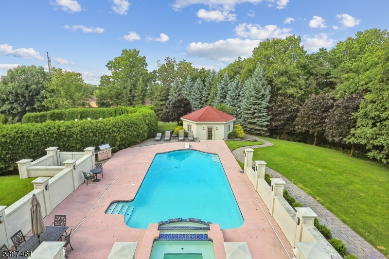 50 Laura Drive Cedar Grove, NJ 07009 - Photo 8 of 50 a view of a swimming pool with a yard and furniture