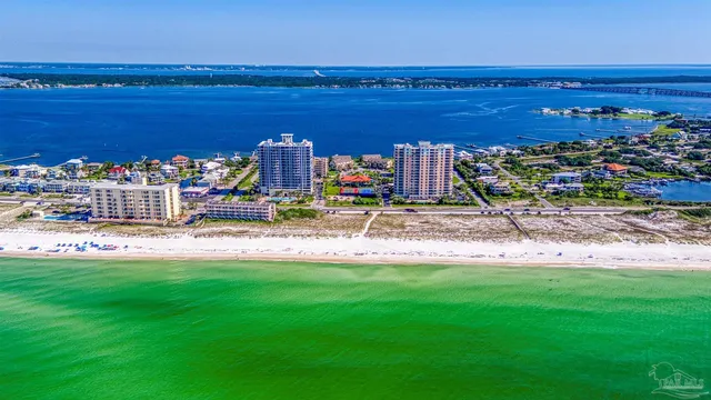 a view of a city with tall buildings