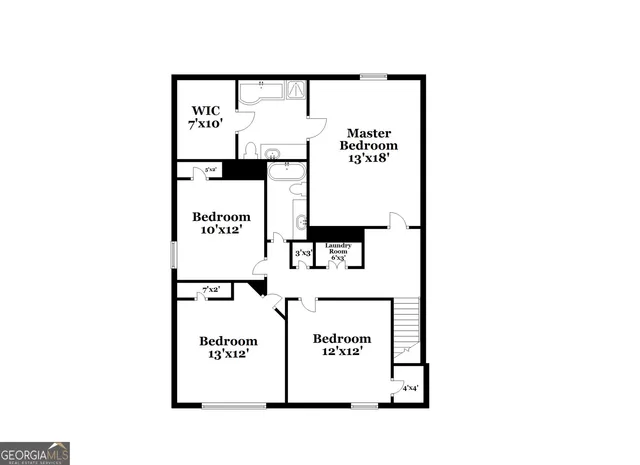 a picture of a bench in front of a building