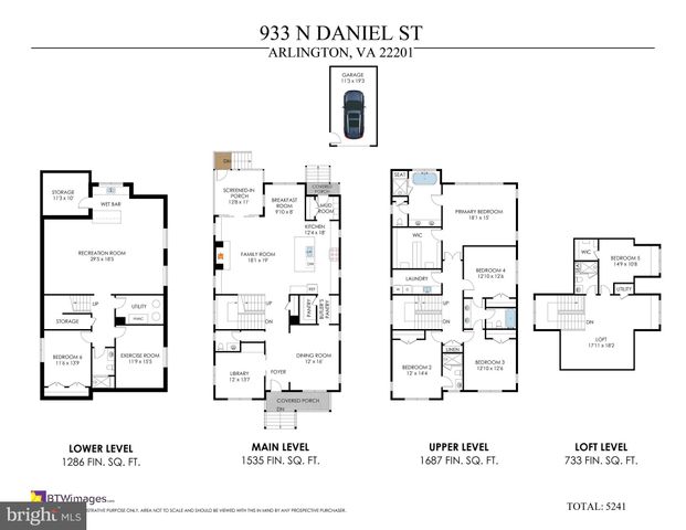 $2,895,000 | 933 North Daniel Street, Arlington, VA 22201