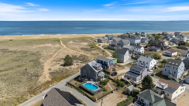 a view of lake and ocean