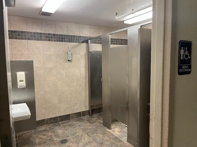 a view of a glass door with glass door