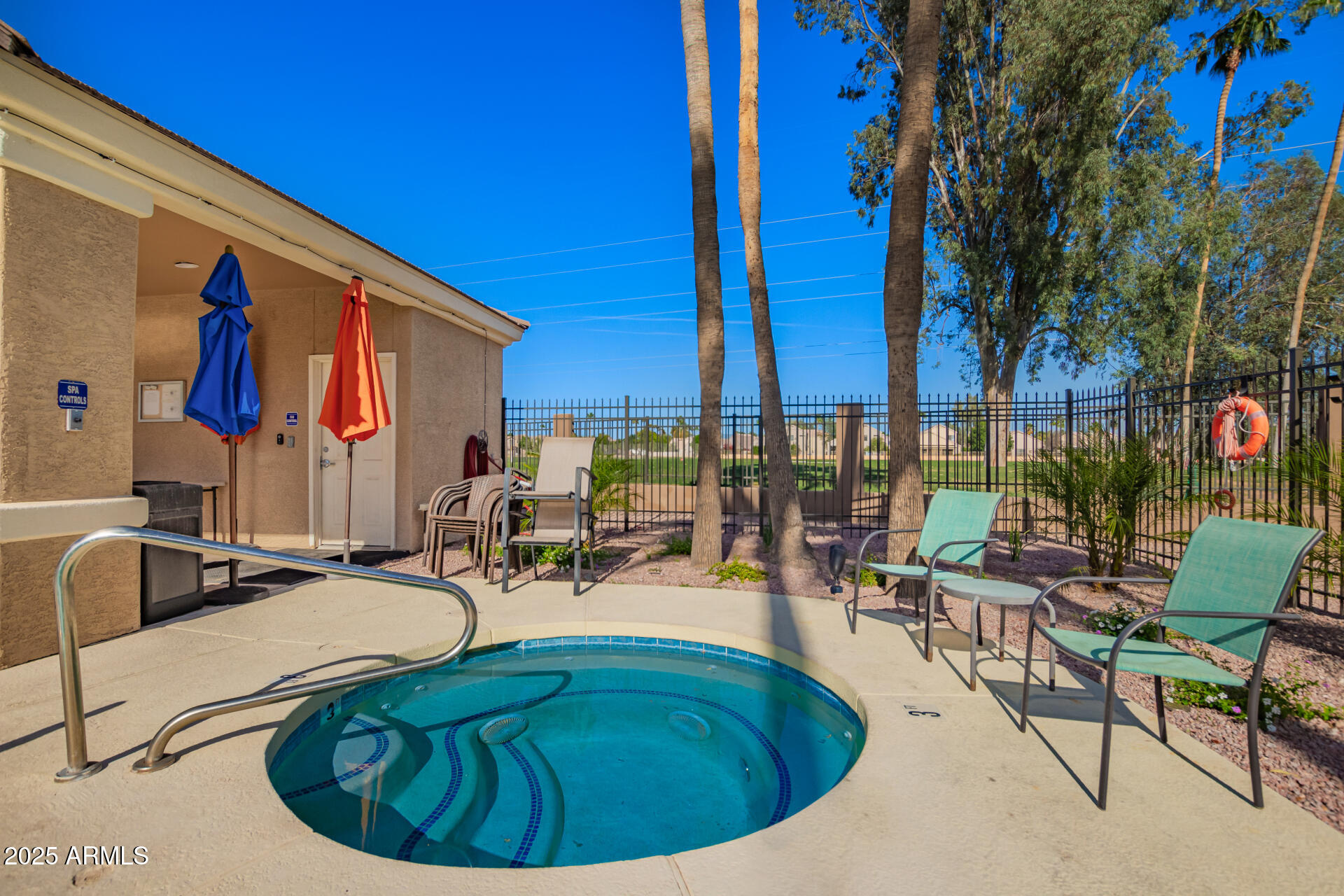 1335 East June Street, Unit 239 Mesa, AZ 85203 - Photo 27 of 34 a view of a chairs with potted plants on the roof