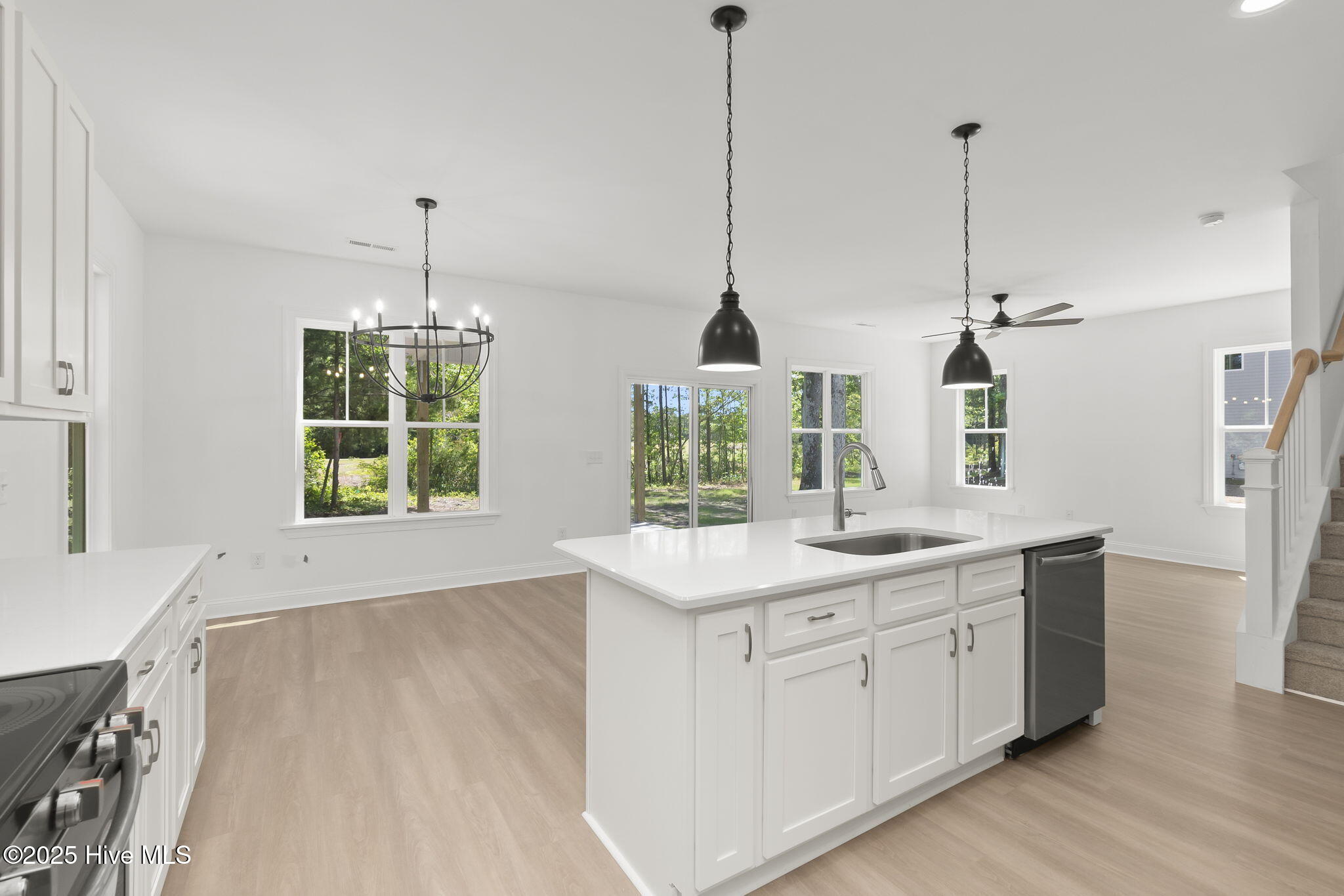 341 McCabe Road Morehead City, NC 28557 - Photo 7 of 38 Open Concept Kitchen/Living/Dining