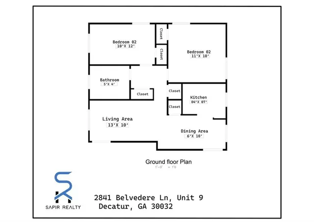 $950 | 2841 Belvedere Lane, Unit 9, Decatur, GA 30032