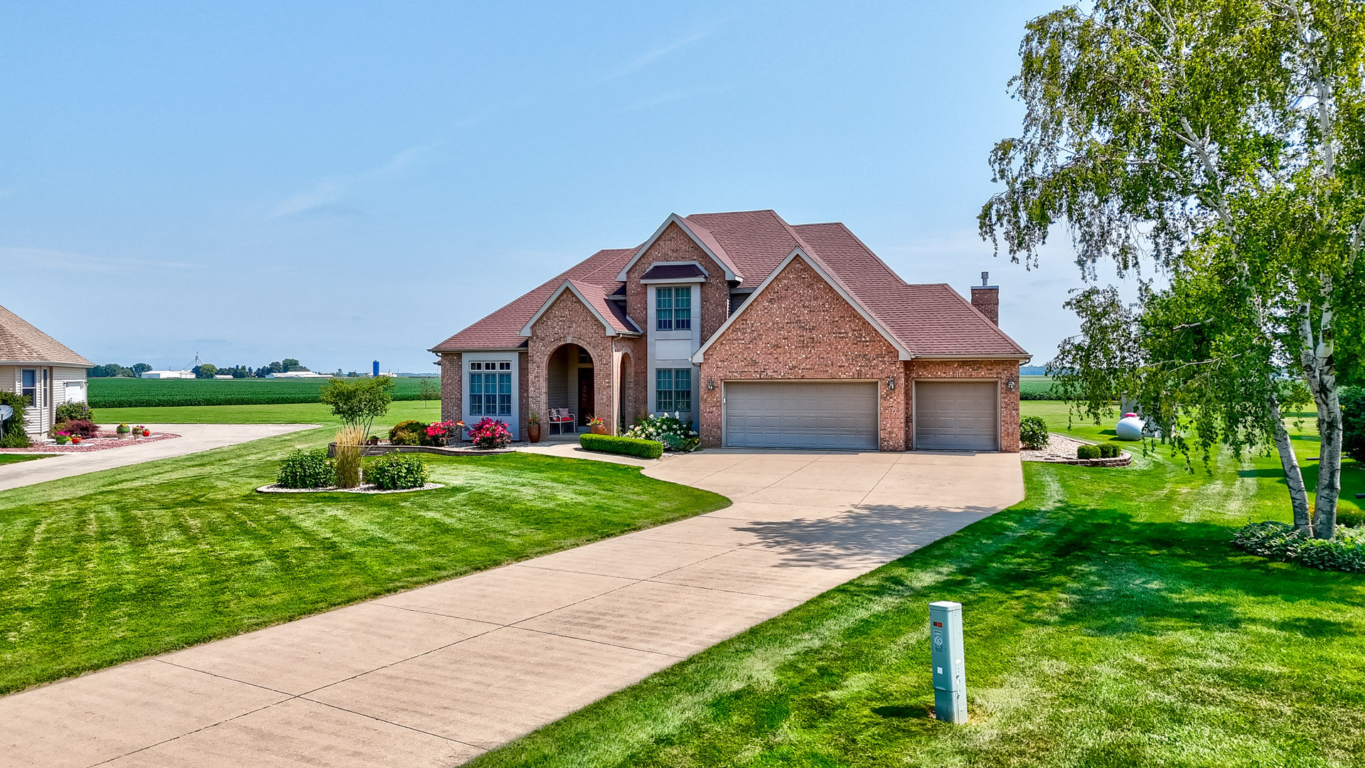 3622 East 1769th Road Ottawa, IL 61350 - Photo 40 of 42 a front view of house with yard and green space