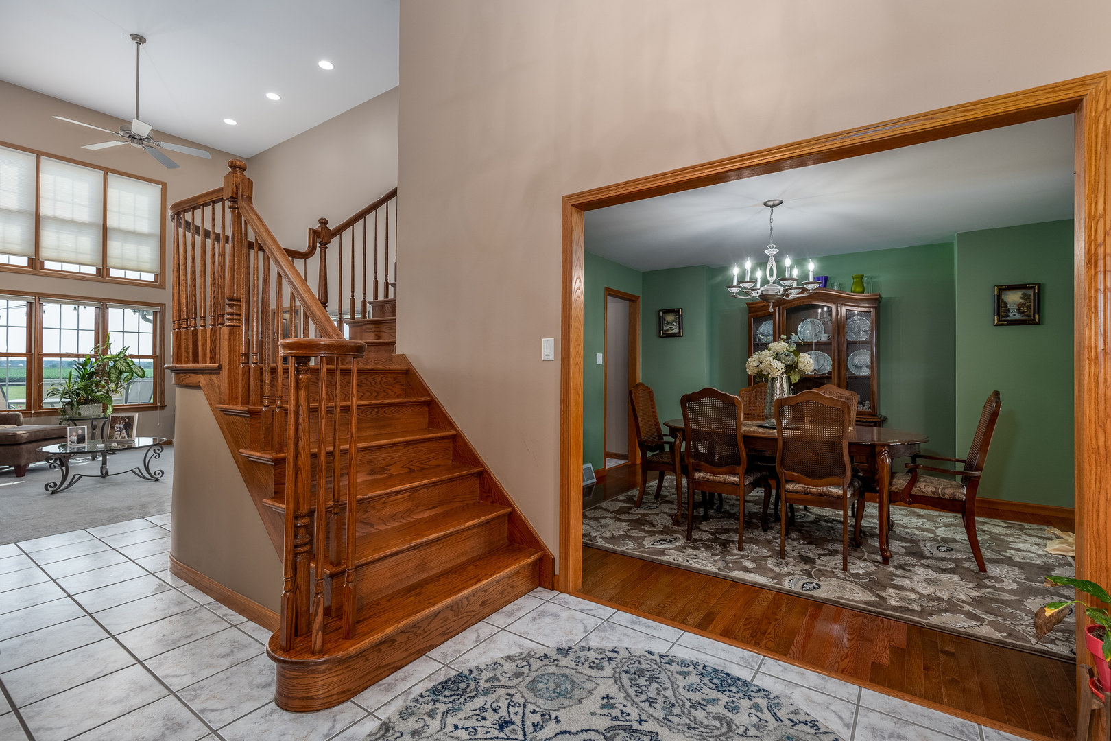 3622 East 1769th Road Ottawa, IL 61350 - Photo 4 of 42 a view of a dining room with furniture window and wooden floor