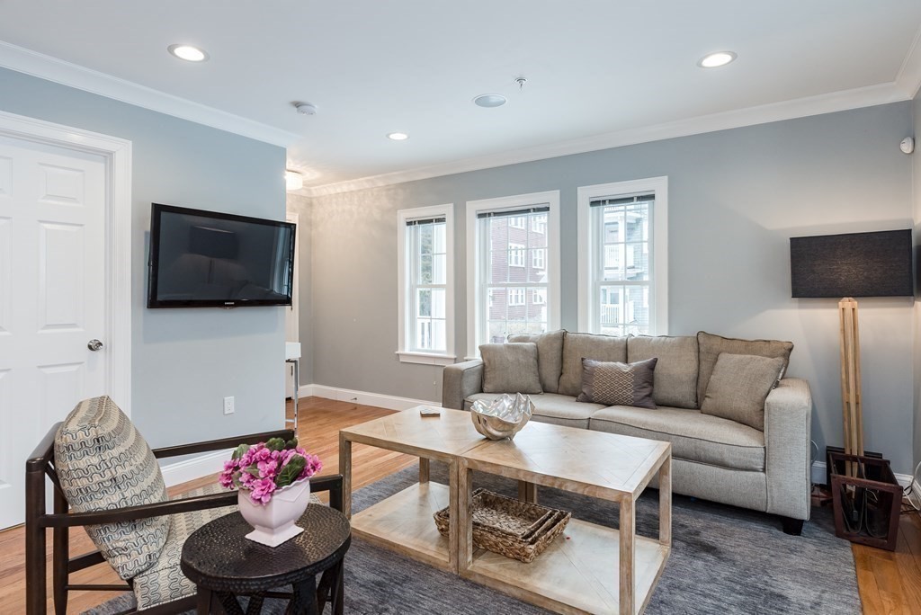 143 Williams Street, Unit 1 Boston, MA 02130 - Photo 5 of 19 a living room with furniture and a flat screen tv