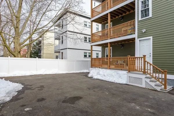 a view of a house with a outdoor space