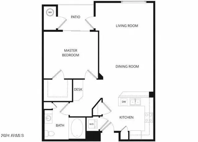 $1,245 | 1033 North Parkside Drive, Unit 1, Tempe, AZ 85008