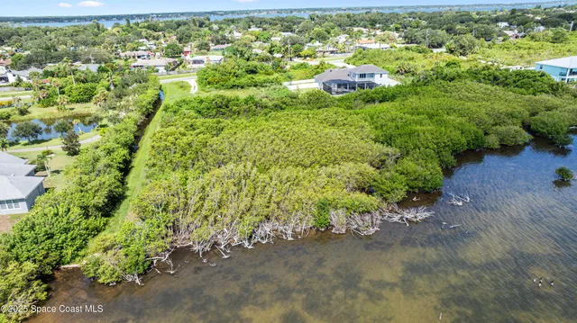 a view of a garden with an outdoor space
