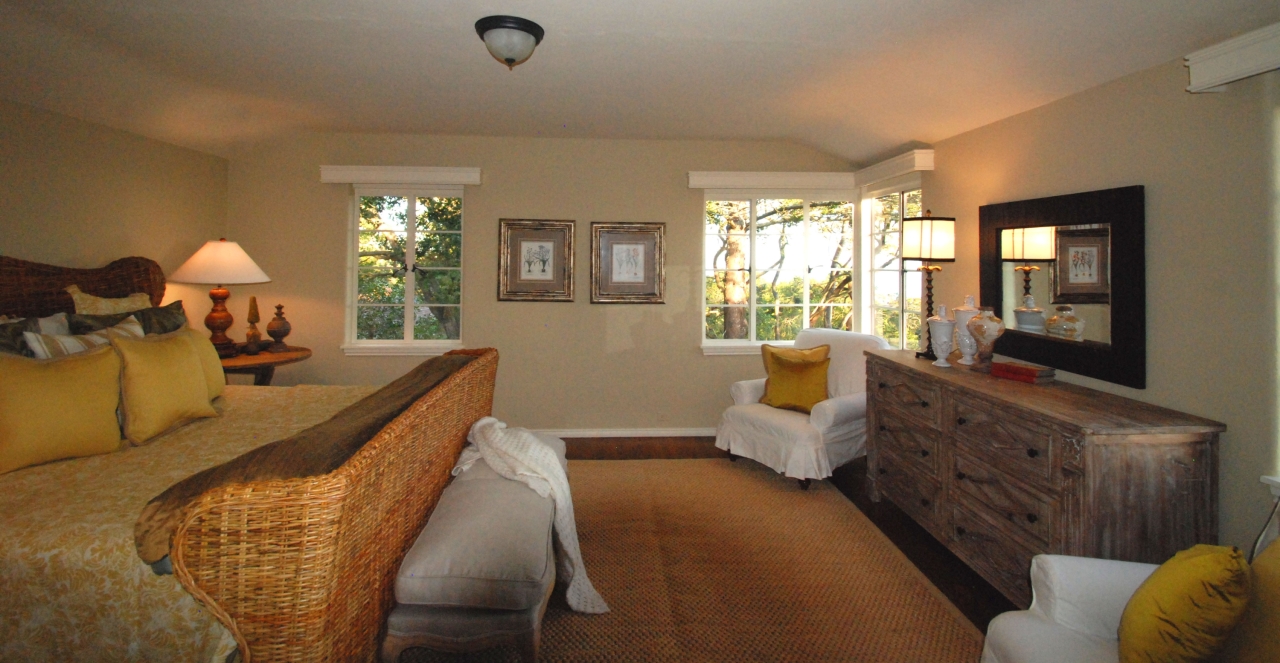 1401 Hillcrest Road Santa Barbara, CA 93103 - Photo 13 of 20 MASTER BEDROOM WITH VIEWS TO THE RINCON