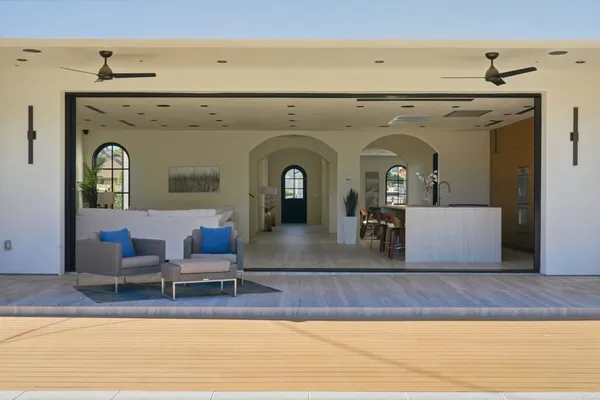 a view of a living room