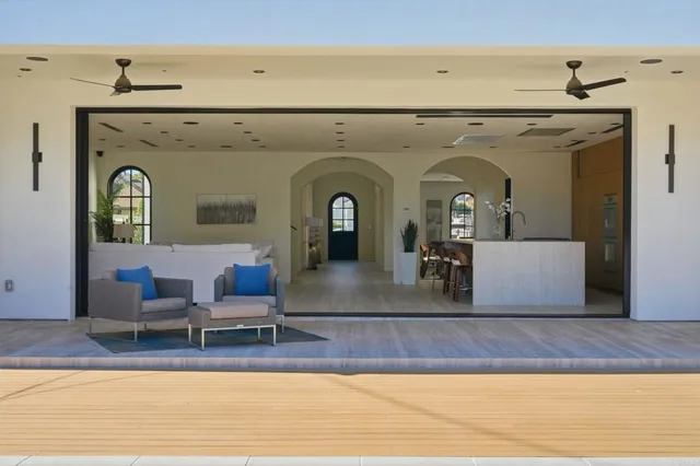 a view of a living room