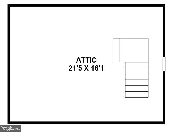 1420 Daisy Road Woodbine, MD 21797 - Photo 32 of 32 Attic Level Floor Plan