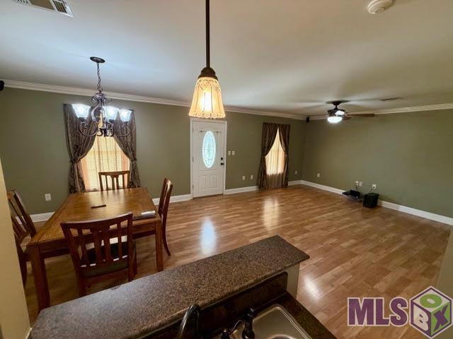 199 Landmark Drive Raceland, LA 70394 - Photo 4 of 19 Dining/living