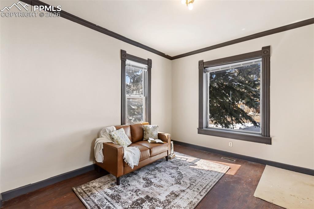 112 6th Street Victor, CO 80860 - Photo 12 of 35 a living room with furniture and a rug