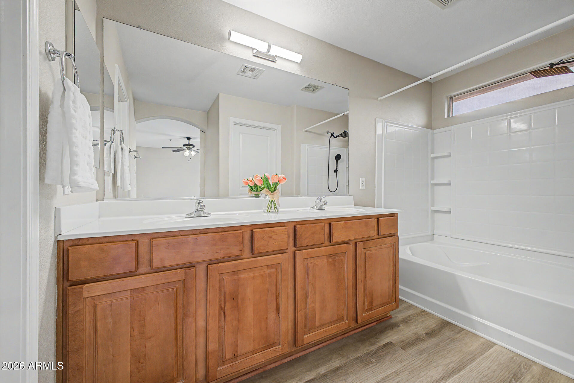 1379 East Joseph Way Gilbert, AZ 85295 - Photo 19 of 44 a bathroom with a double vanity sink mirror and double