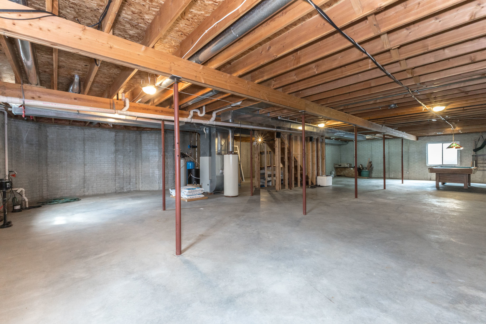 9375 East 3000 N Road Cornell, IL 61319 - Photo 27 of 39 a view of empty room with wooden ceiling