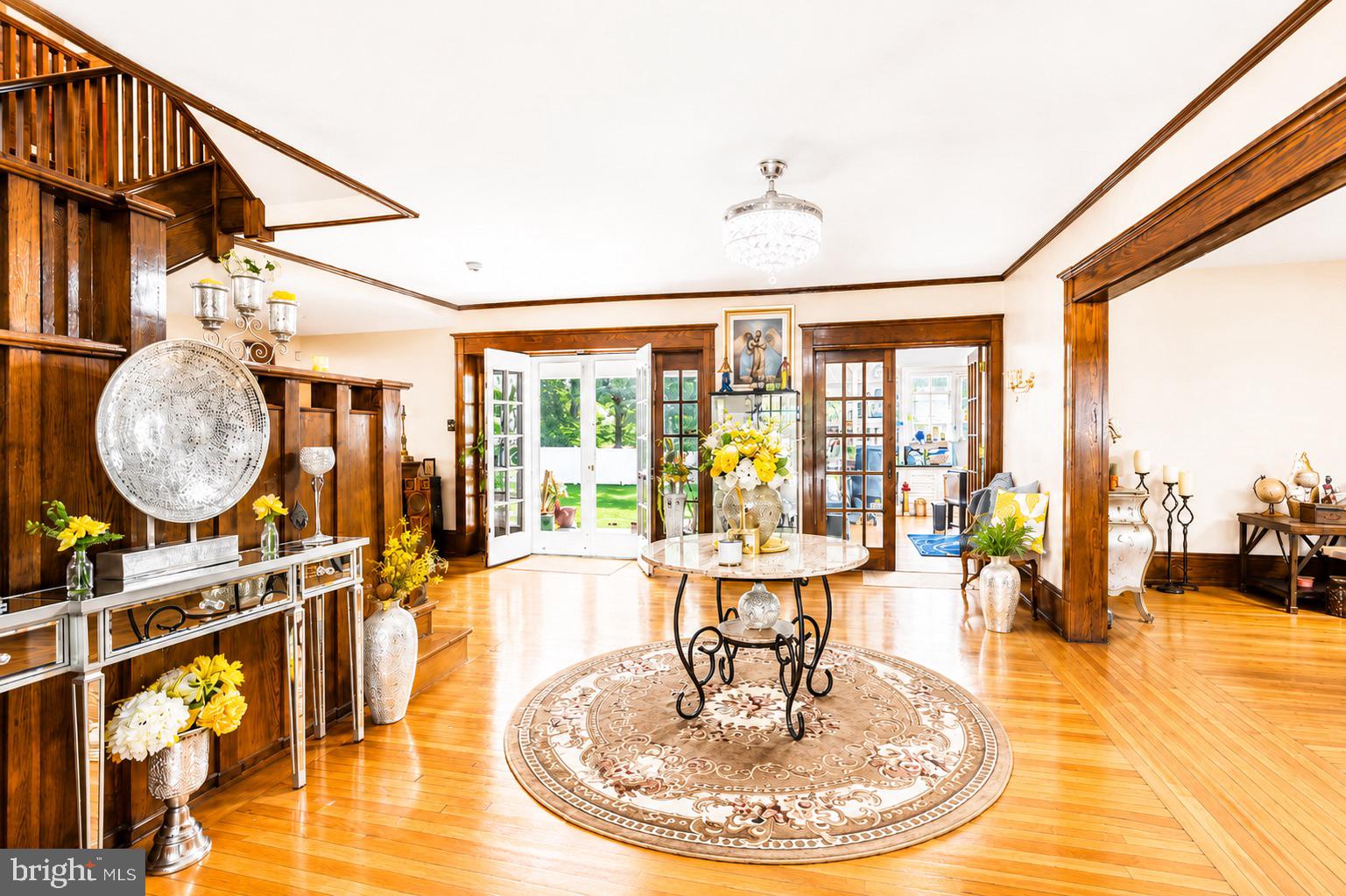 1209 Lenox Road Jenkintown, PA 19046 - Photo 35 of 45 Elegant entryway with rich wood accents.