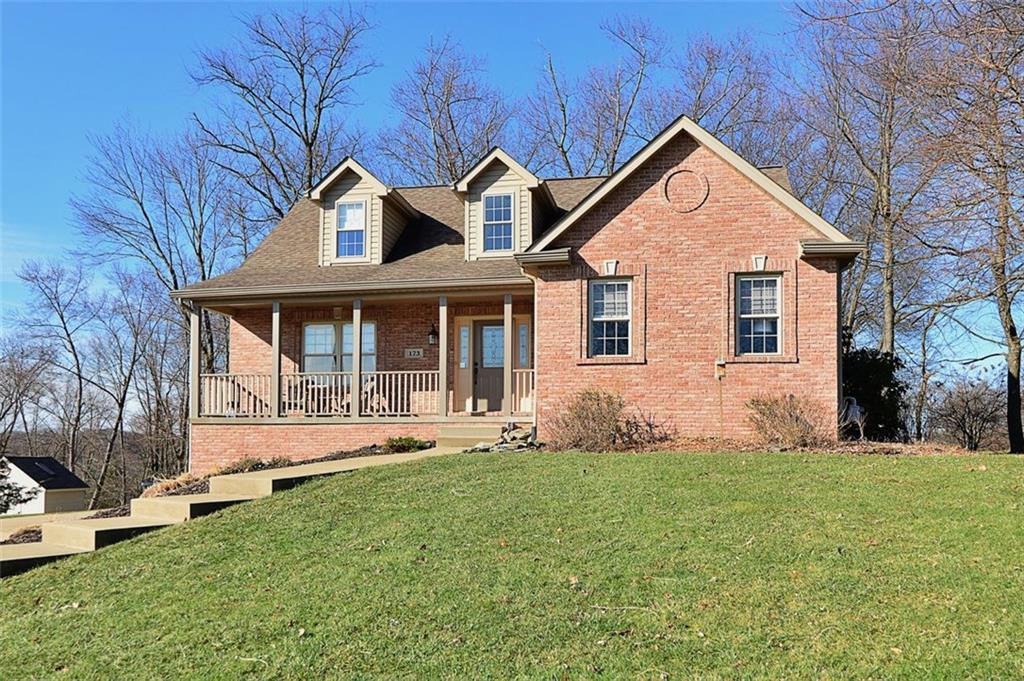 173 Warren Road Warrendale, PA 15086 - Photo 1 of 25 Exquisite 2 story brick & vinyl Cape Cod home with Covered Front Porch is perched atop, and tastefully set back, on a one acre setting on a quiet hillside overlooking Warrendale minutes from I76, I79 and routes 228 & 19.