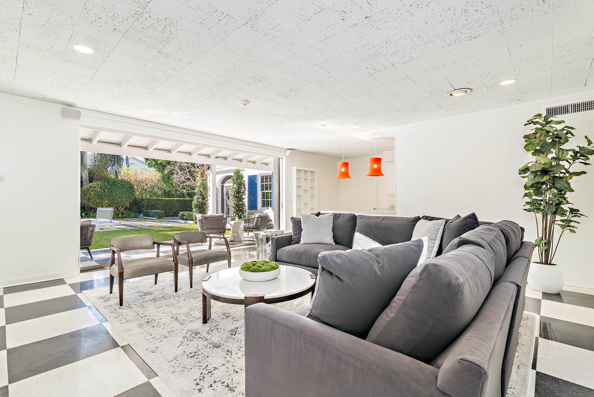 239 Emerald Lane Palm Beach, FL 33480 - Photo 23 of 29 a living room with furniture and a large window