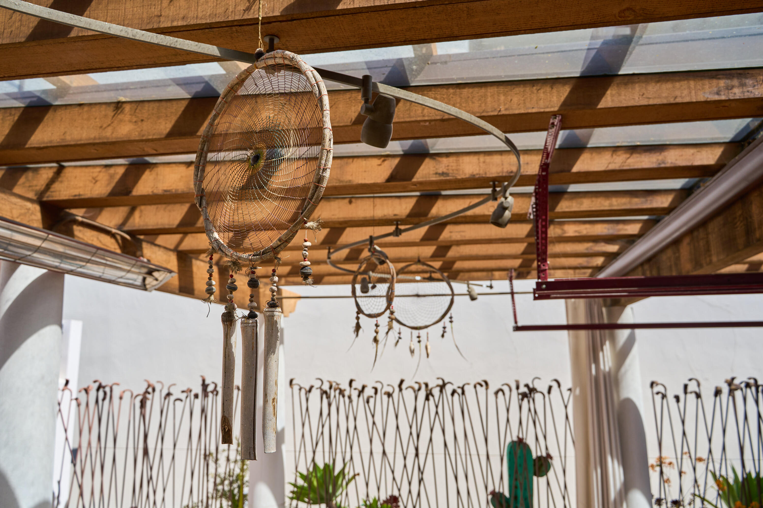 219 Equestrian Avenue Santa Barbara, CA 93101 - Photo 20 of 26 a view of a room with wooden walls