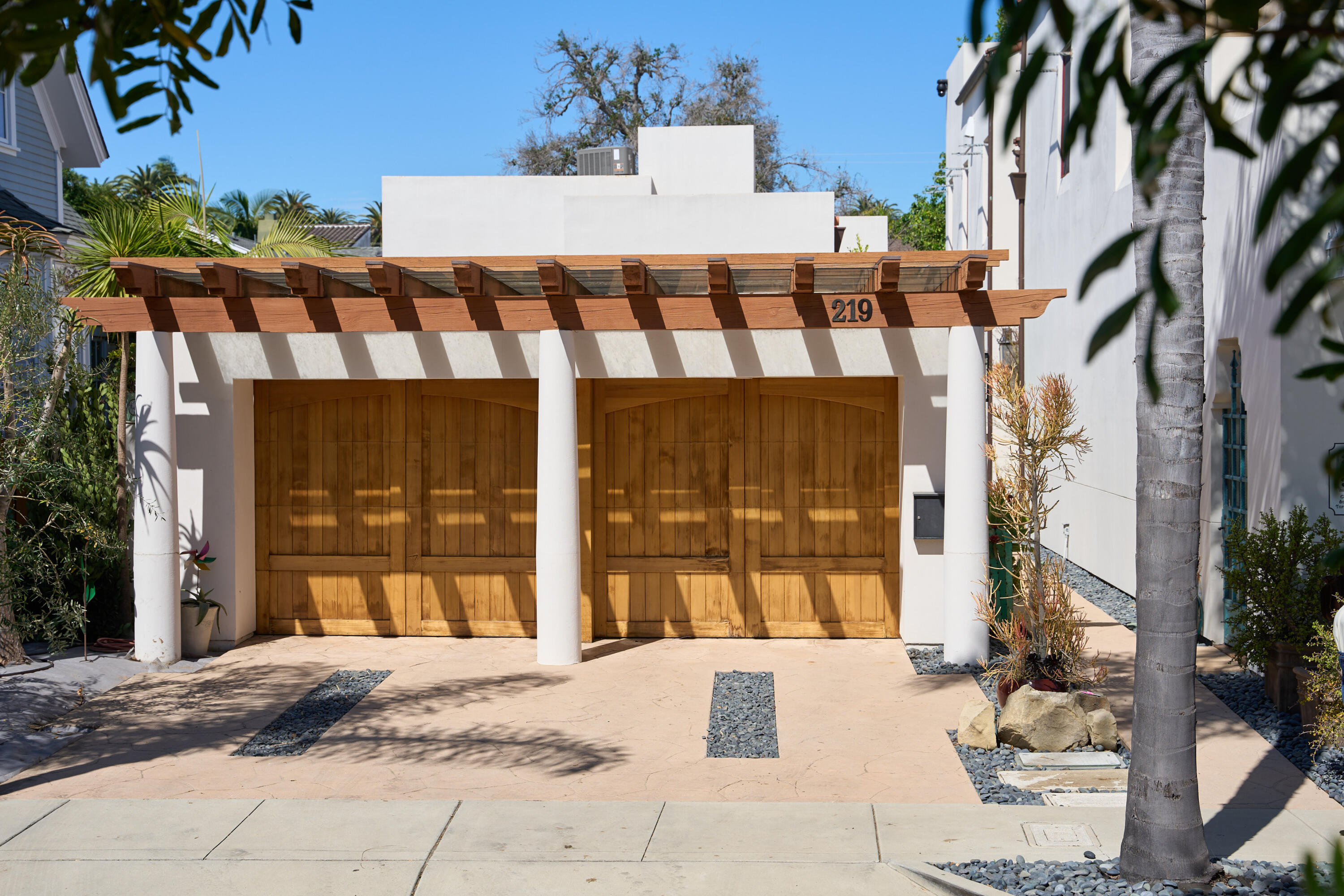 219 Equestrian Avenue Santa Barbara, CA 93101 - Photo 22 of 26 a building exterior with furniture