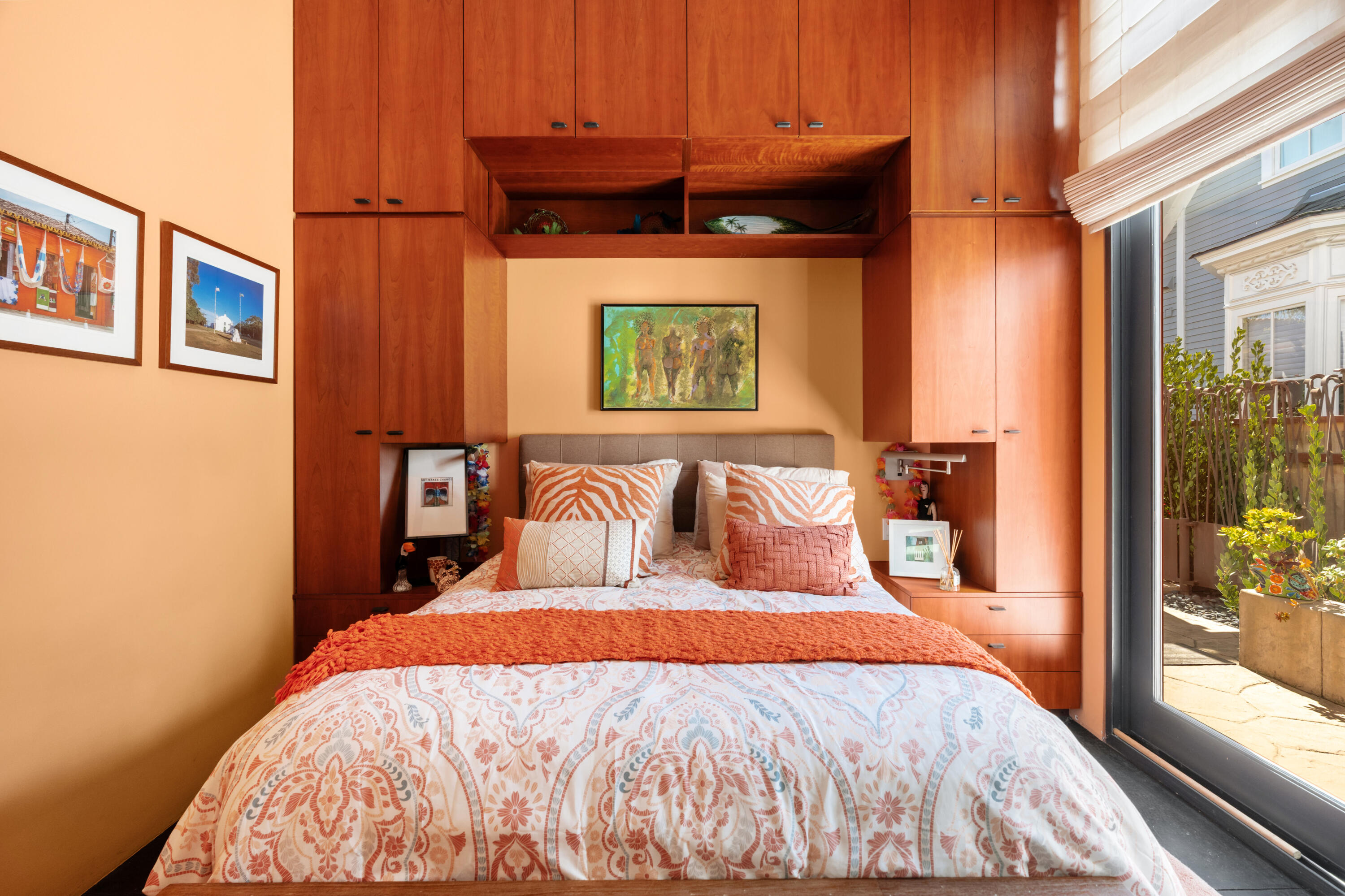 219 Equestrian Avenue Santa Barbara, CA 93101 - Photo 8 of 26 a bed sitting in a bedroom next to a window