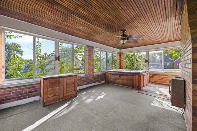 a view of a room with window