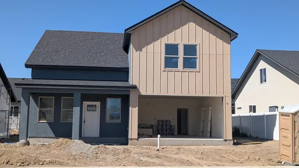 a house view with a outdoor space