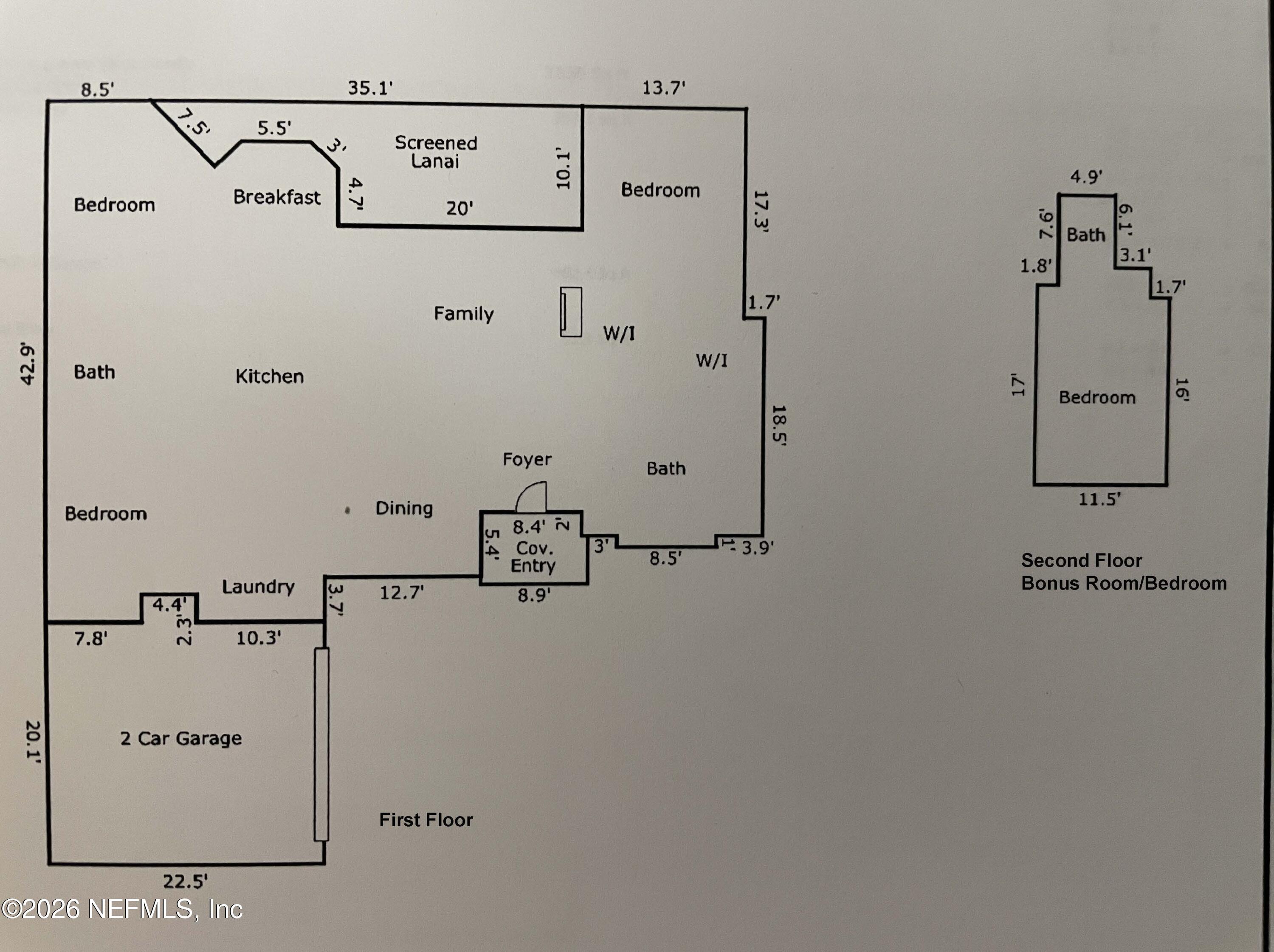12829 Biggin Church Road South Jacksonville, FL 32224 - Photo 45 of 45 Floor Plan