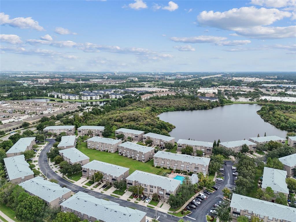 2503 Middleton Grove Drive Brandon, FL 33511 - Photo 28 of 39 an aerial view of a house with a lake view