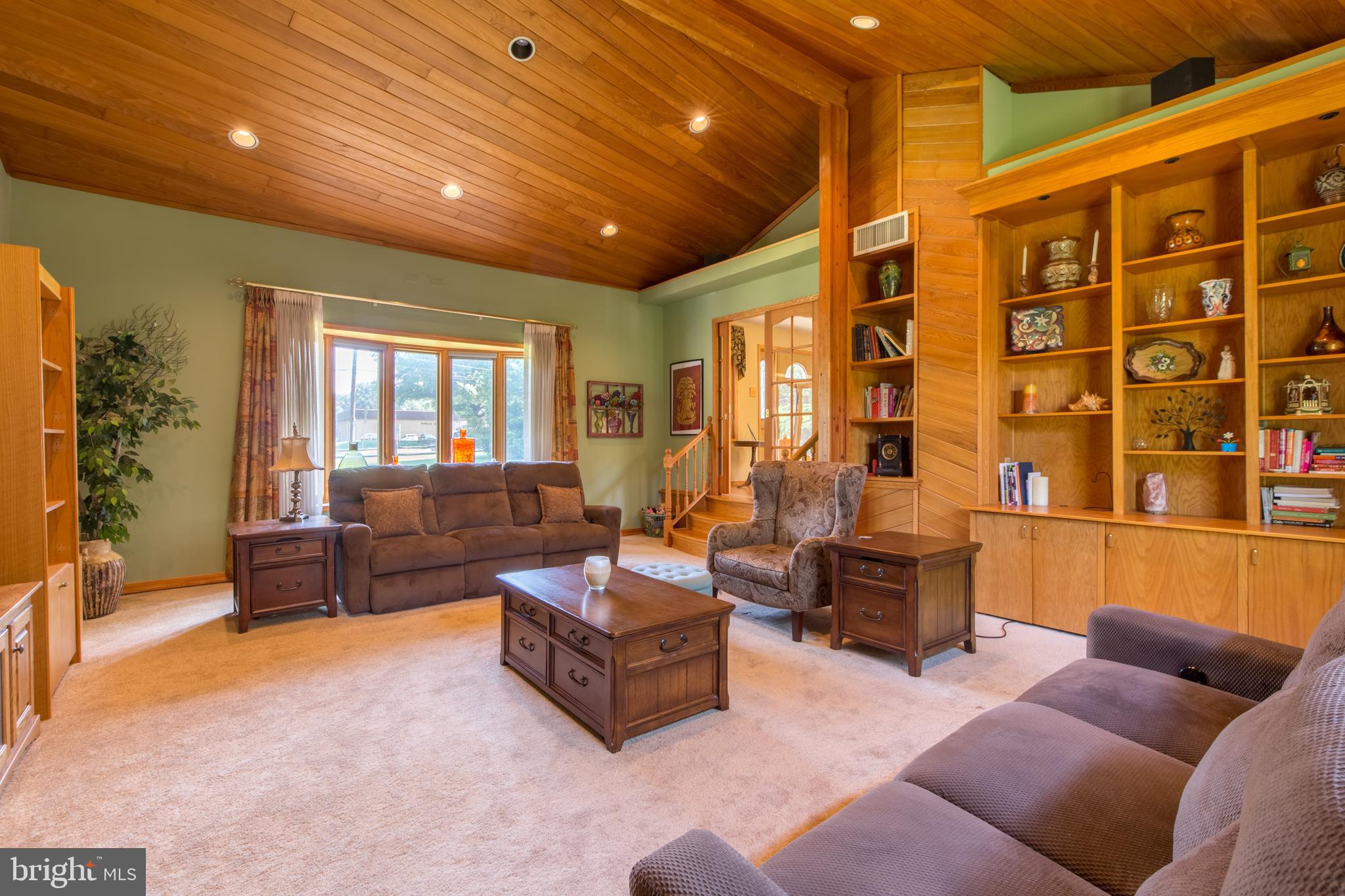 1105 Edgewood Road Yardley, PA 19067 - Photo 14 of 29 Family Room with Built in Shelves