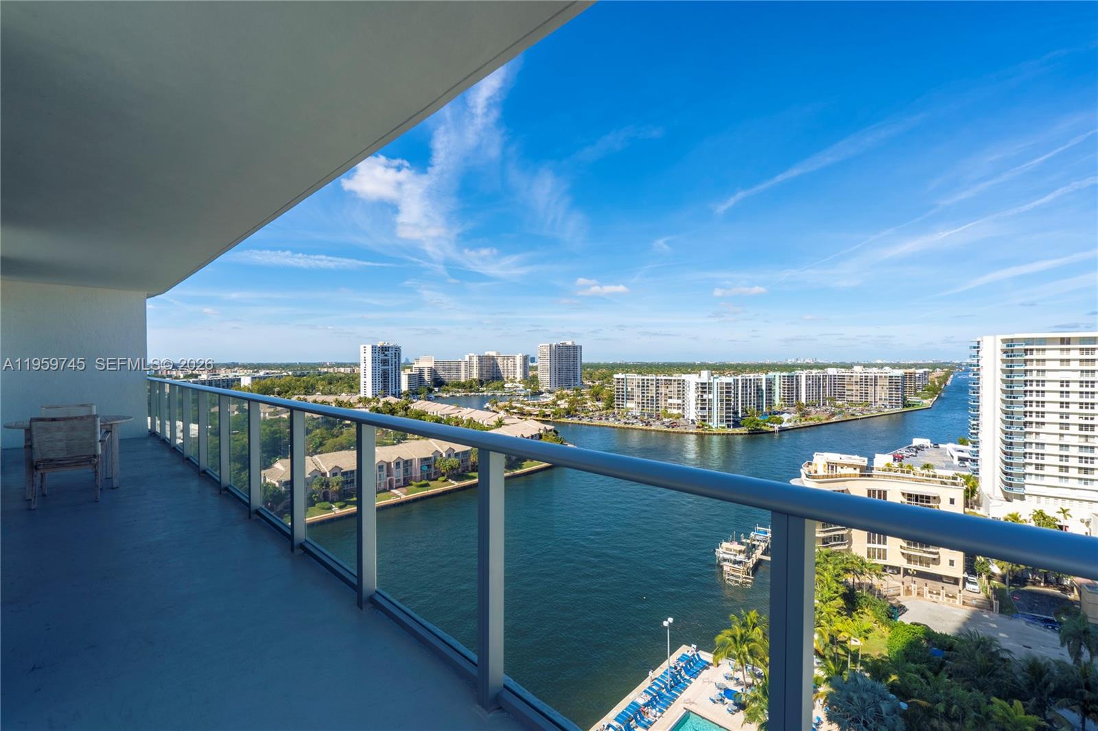 4010 South Ocean Drive, Unit R2301 Hollywood, FL 33019 - Photo 27 of 33 a view of a balcony