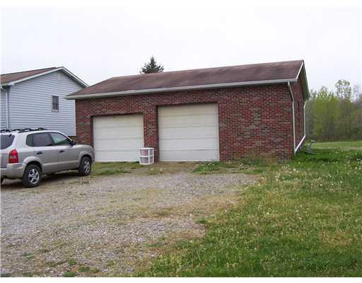 252 State Line Road Darlington, PA 16115 - Photo 12 of 13 Parking Lot/Garage. Great Over Sized Brick Garage