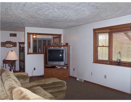252 State Line Road Darlington, PA 16115 - Photo 4 of 13 Living Room. Oak Trim Throughout