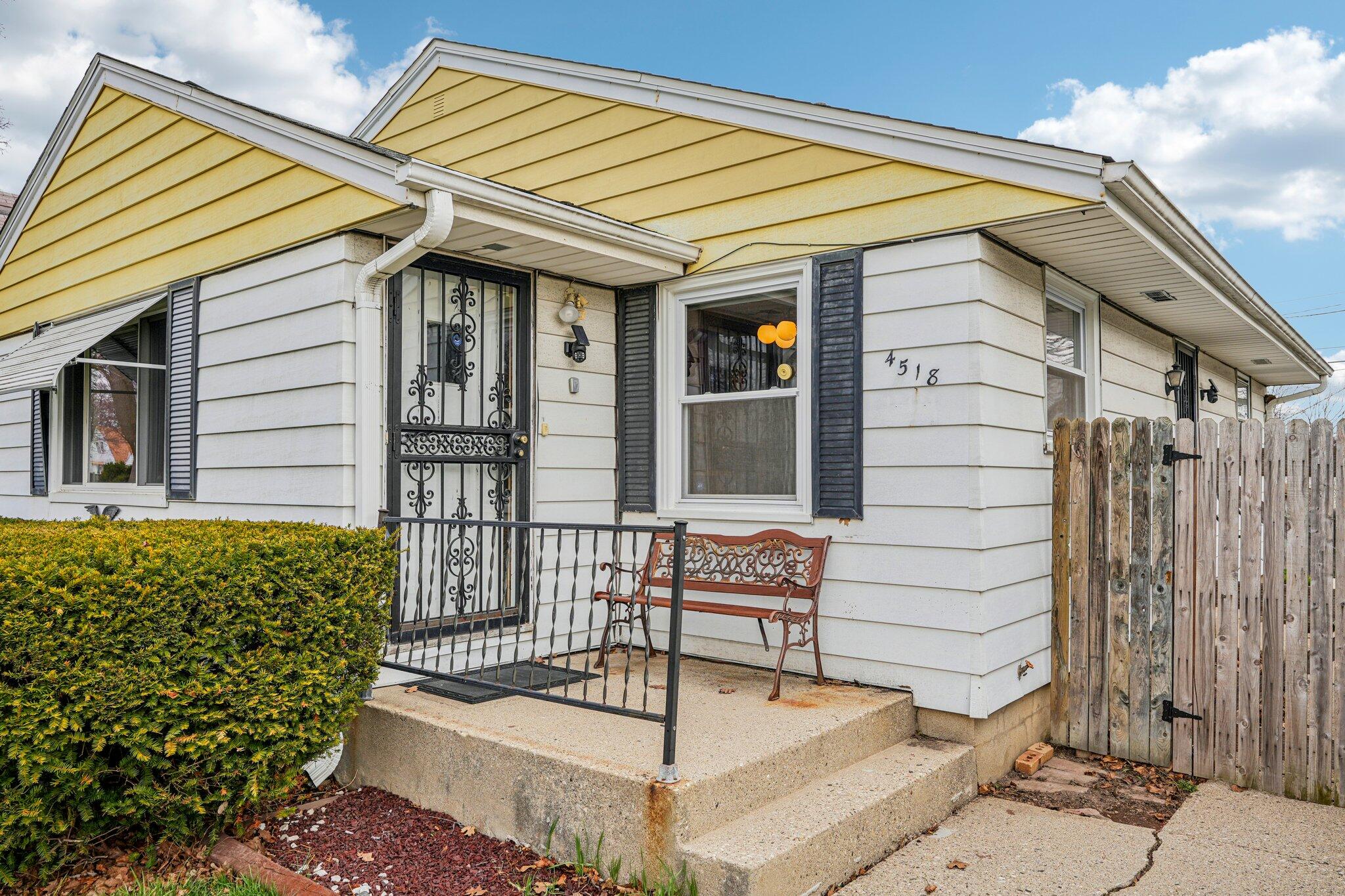 4518 North 68th Street Milwaukee, WI 53218 - Photo 2 of 34 West-facing front door can be open but is not easily seen from street.