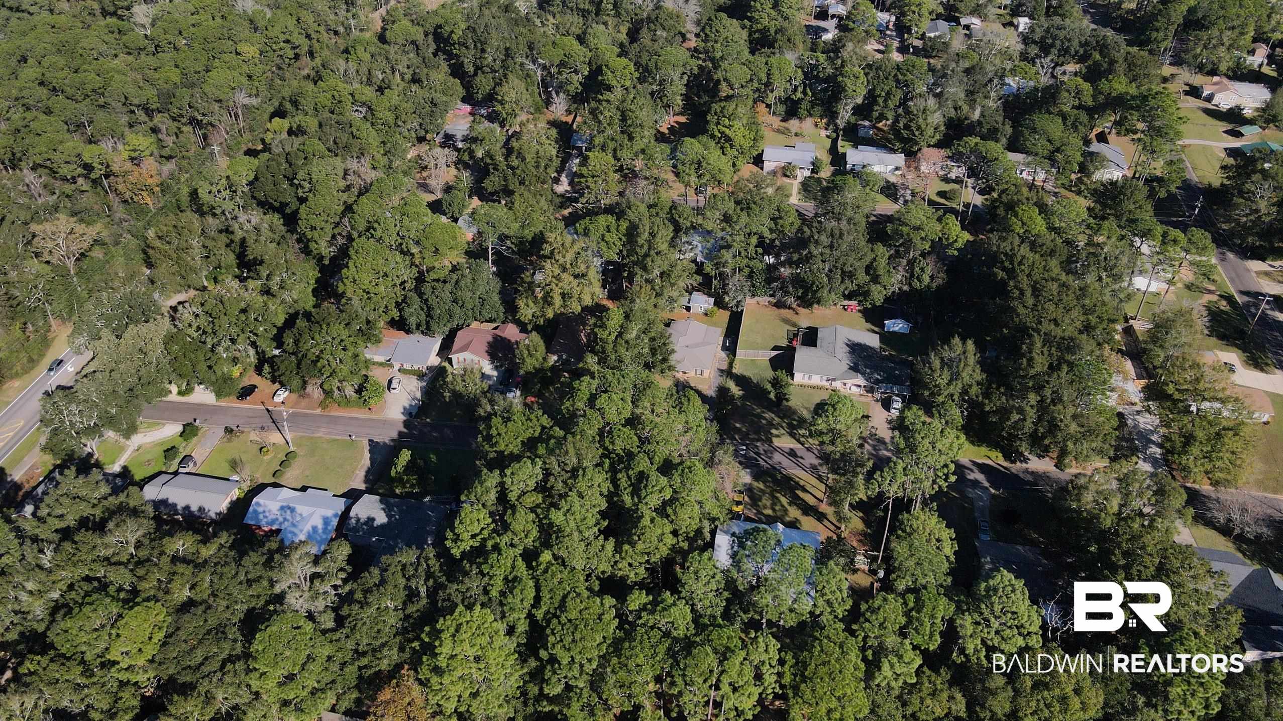 Lot 2 Rosa Avenue Fairhope, AL 36532 - Photo 5 of 10 Aerial view of property and surrounding area
