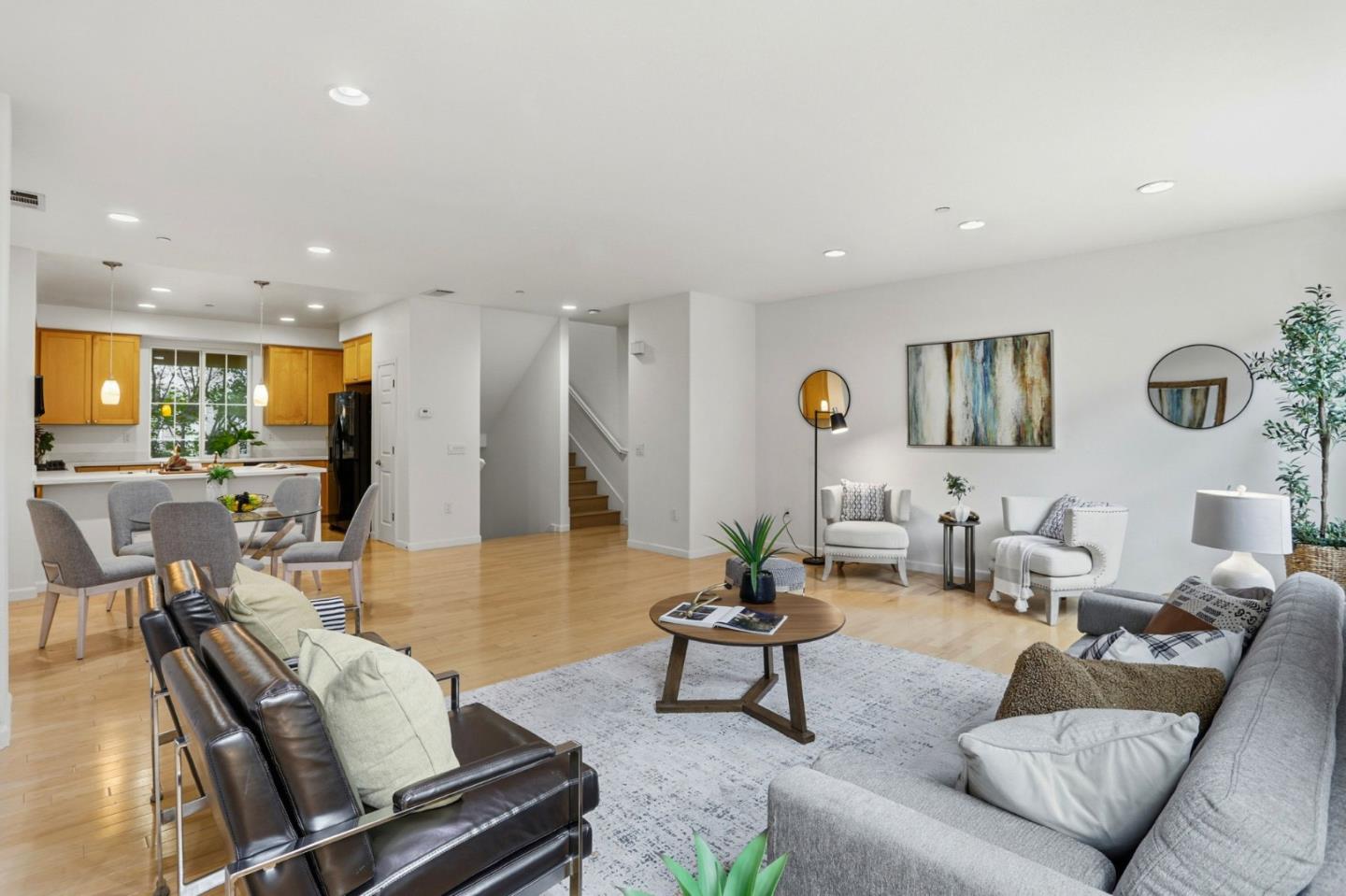 745 Mente Linda Loop Milpitas, CA 95035 - Photo 6 of 33 a living room with furniture kitchen view and a table