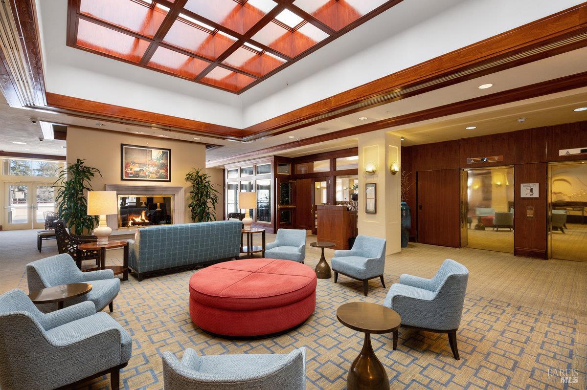 400 Deer Valley Road, Unit 4D San Rafael, CA 94903 - Photo 25 of 50 Grand lobby in the clubhouse