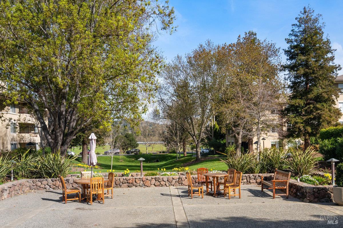 400 Deer Valley Road, Unit 4D San Rafael, CA 94903 - Photo 28 of 50 Patio off the rear of the clubhouse
