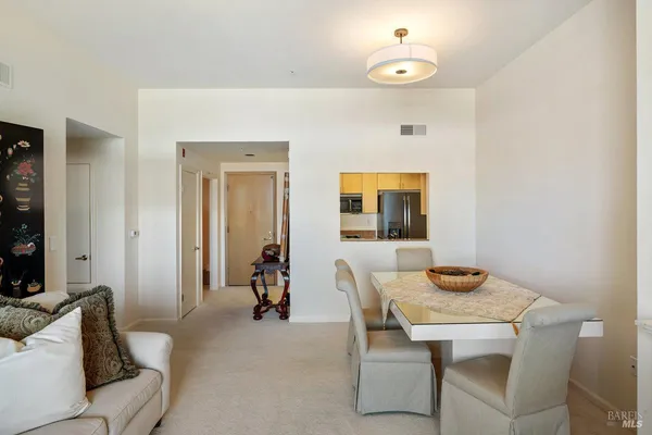 a view of a livingroom with furniture
