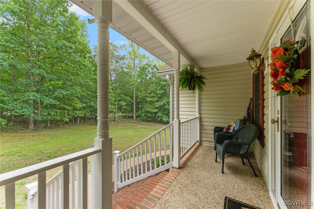 2655 Dorset Ridge Road Powhatan, VA 23139 - Photo 18 of 50 View of patio with covered porch