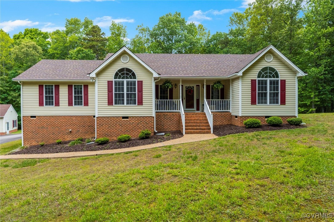 2655 Dorset Ridge Road Powhatan, VA 23139 - Photo 10 of 50 Single story home featuring crawl space, a porch,