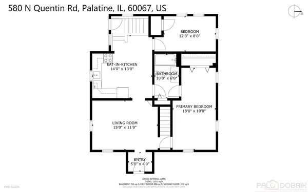 $450,000 | 580 North Quentin Road, Palatine, IL 60067